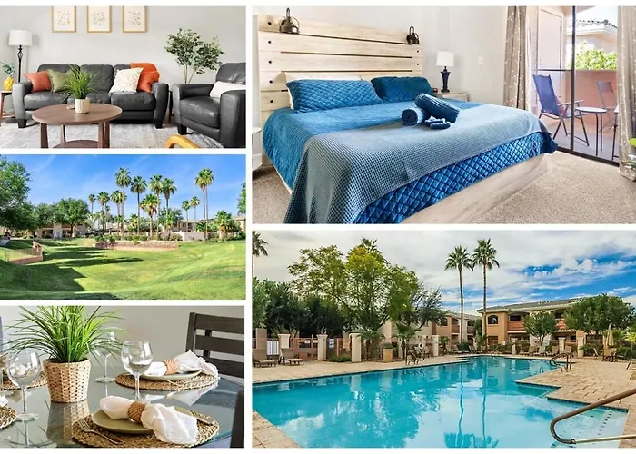 Desert Oasis 2bd 2ba Gated With Pool & Gym